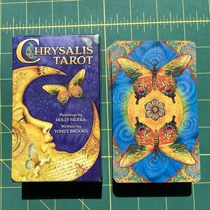 Chrysalis Tarot Deck Fairy Ring Spread & Guidebook Boho Spirituality Gifts Art